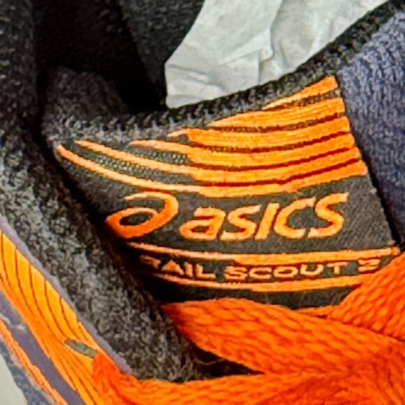 ASICS Trail Scout 2 Running Outdoor Travel Shoe Mens 10.5 Blue Orange 1011B181 main image 9